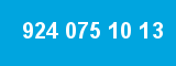 924 075 10 13